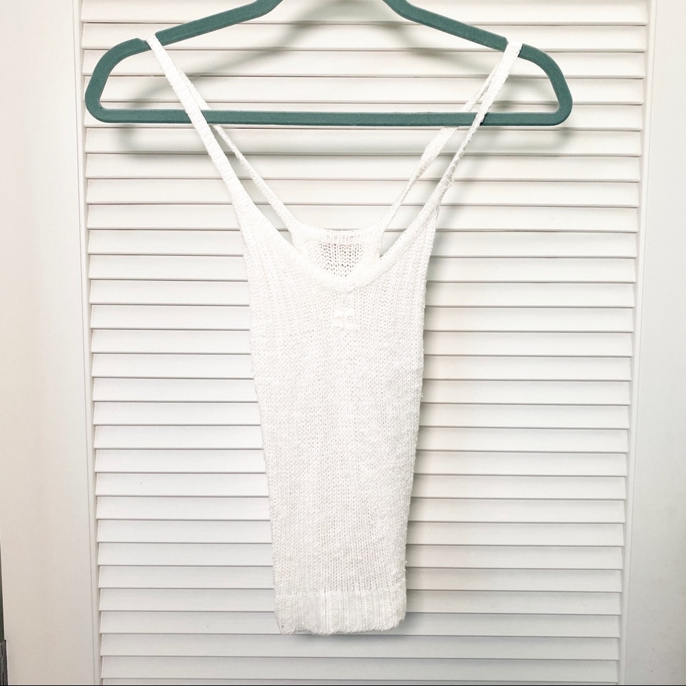 Courreges Vintage Ribbed Tank